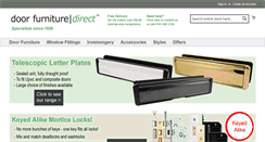 Desktop Screenshot of doorfurnituredirect.co.uk